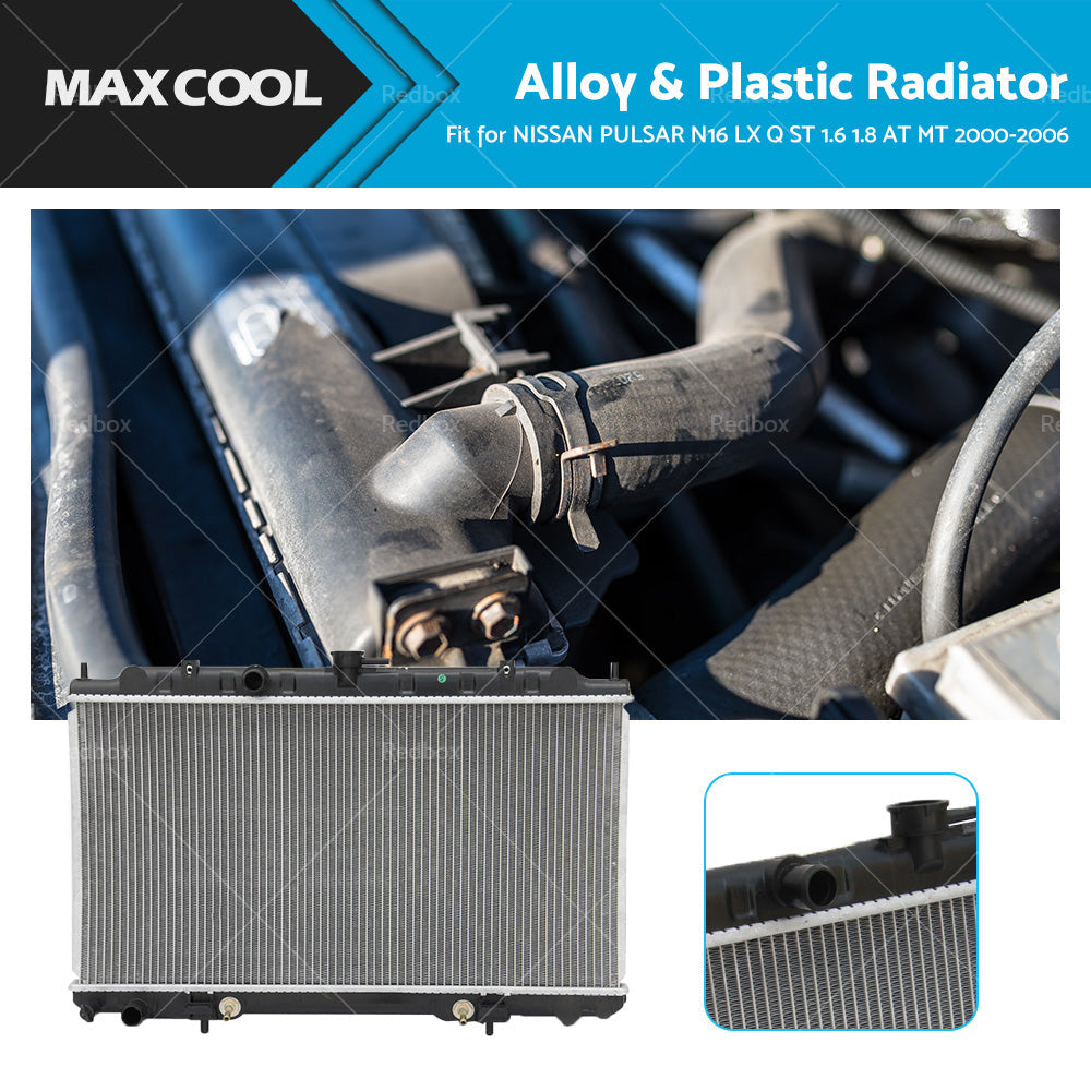 {{ STANDARD RAD RADIATOR fit NISSAN PULSAR N16 LX Q ST 1. 6 1. 8 AT MT 2000-2006 }} - Buy Car Parts Online at {{ Kaka Auto Parts }}.
