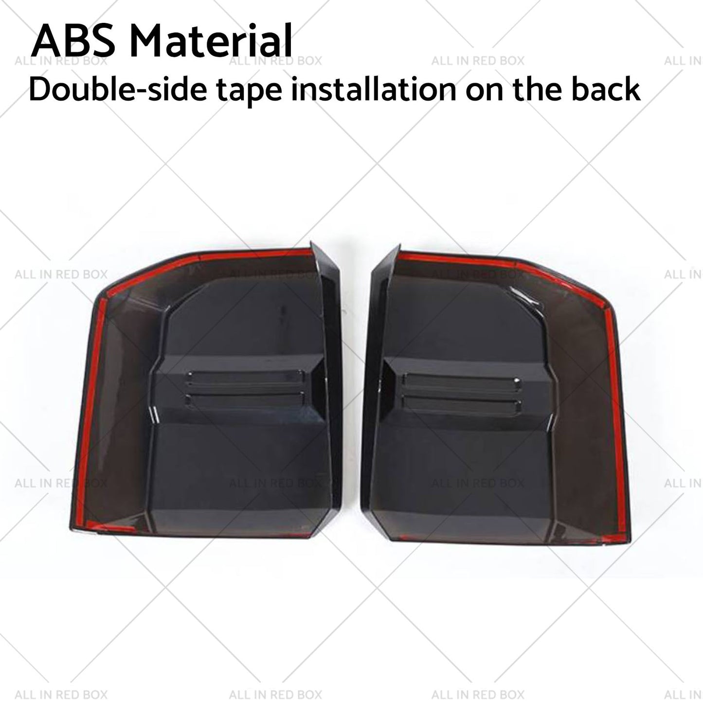 2X Tail Light Lamp Cover Trim Suitable For Toyota Land Cruiser Prado LC250 2024