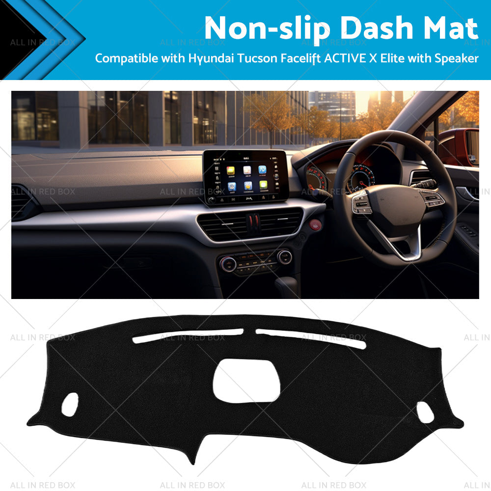 {{ Non-Slip Dash Mat Suitable For Hyundai Tucson TL Active X Elite w Speaker 18-21 }} - Buy Car Parts Online at {{ Kaka Auto Parts }}.