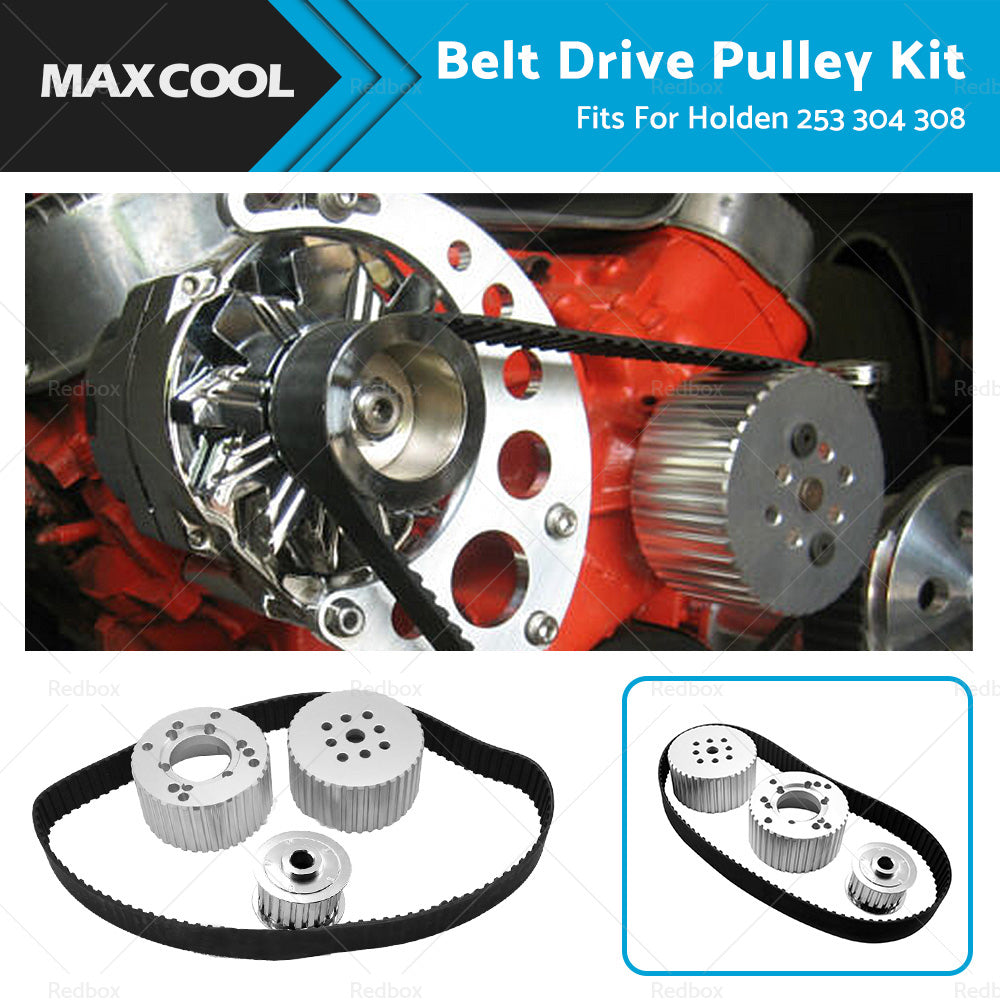 {{ Aluminum Pulley Kits Gilmer Drive Kit Suitable for Holden 253 304 308 }} - Buy Car Parts Online at {{ Kaka Auto Parts }}.