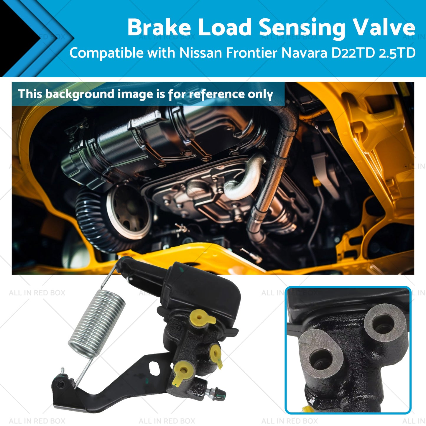 {{ Brake Load Sensing Valve Suitable for Nissan Frontier Navara D22TD 2. 5TD 98-01 }} - Buy Car Parts Online at {{ Kaka Auto Parts }}.
