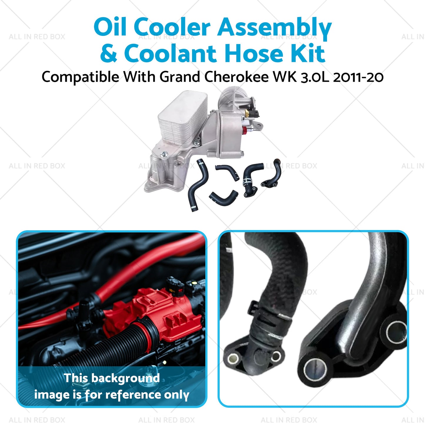 Complete Oil Cooler Assembly Suitable For Jeep WK2 3.0L EcoDiesel 68269916AB