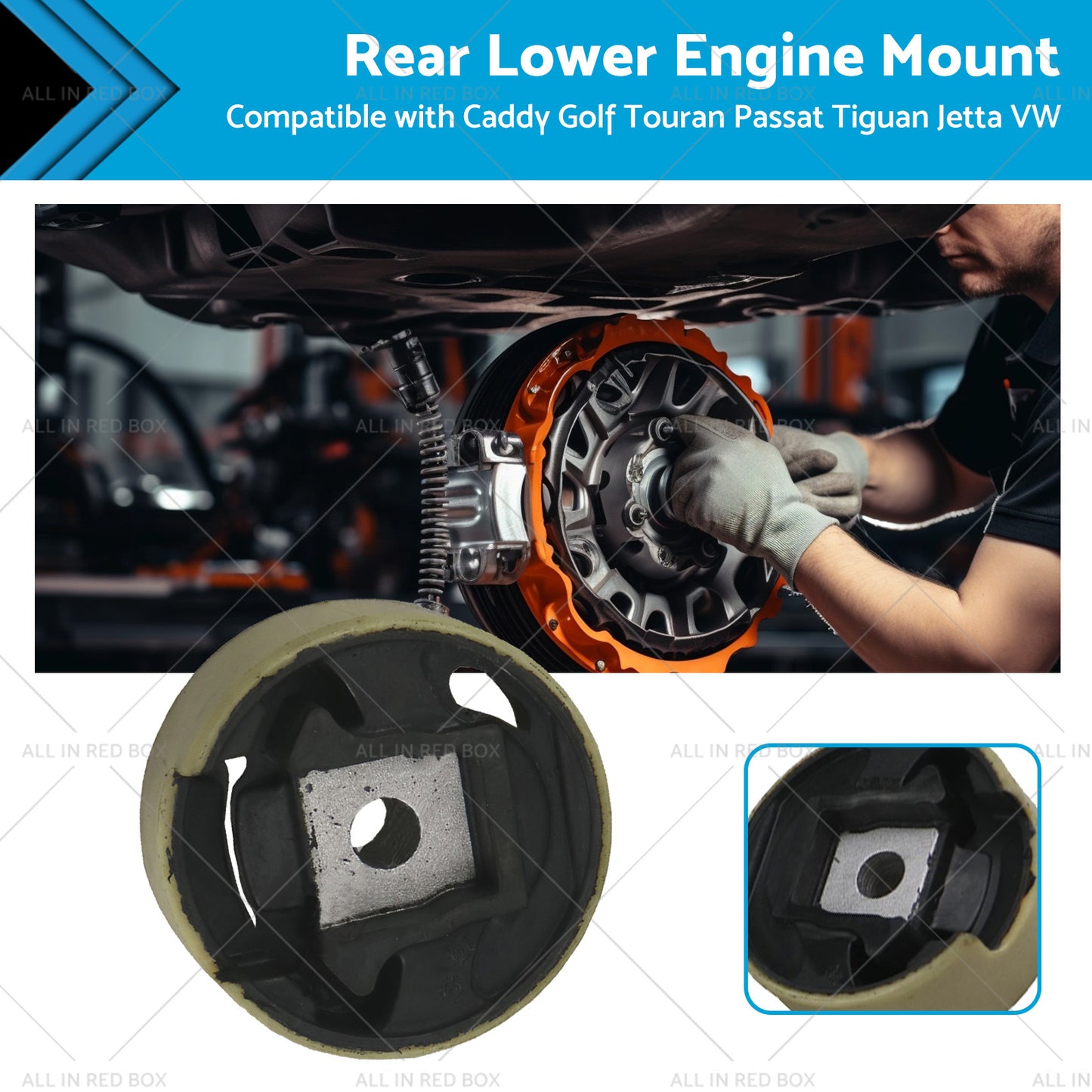 {{ Rear Lower Engine Mount Suitable For Caddy Golf Touran Passat Tiguan Jetta VW }} - Buy Car Parts Online at {{ Kaka Auto Parts }}.