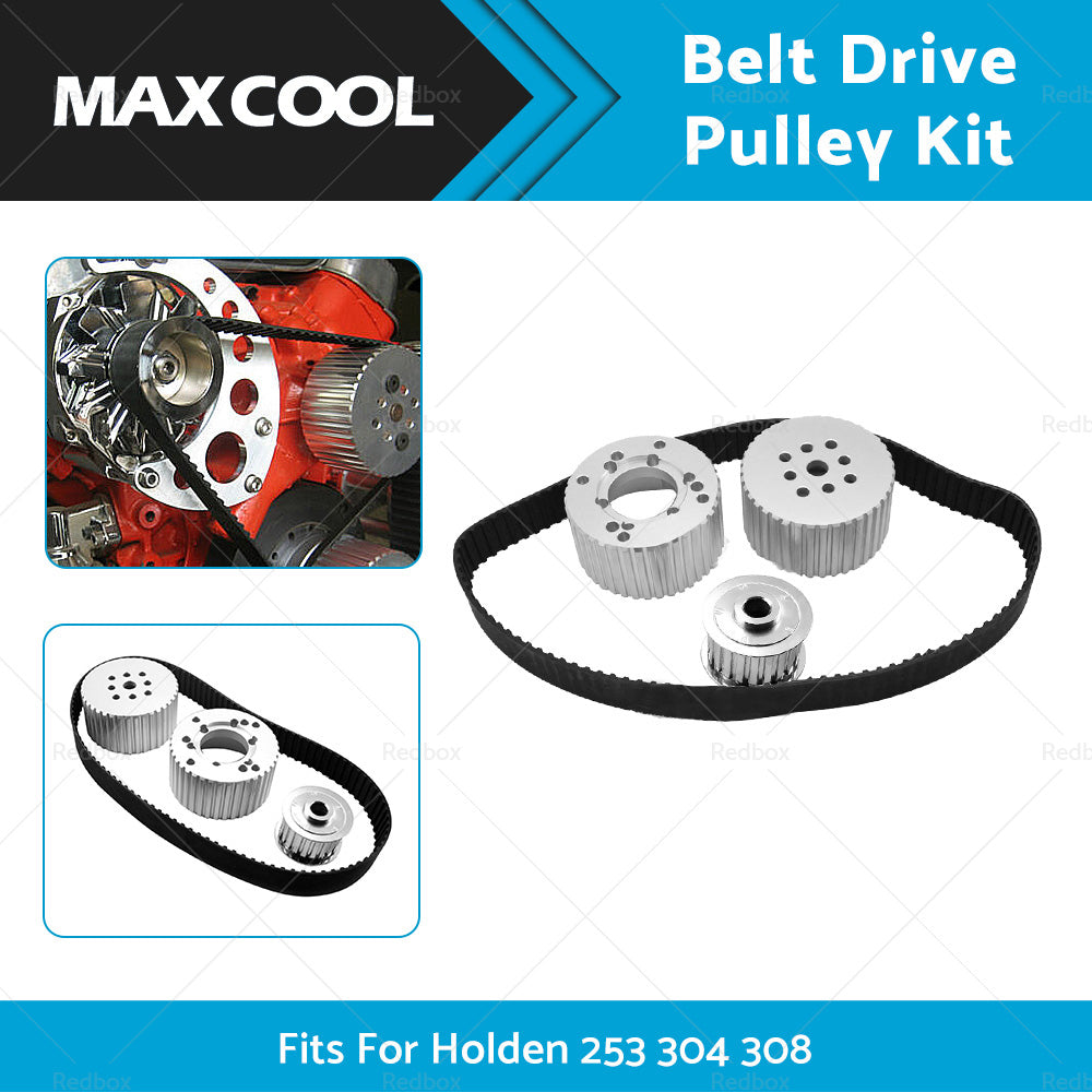 {{ Aluminum Pulley Kits Gilmer Drive Kit Suitable for Holden 253 304 308 }} - Buy Car Parts Online at {{ Kaka Auto Parts }}.
