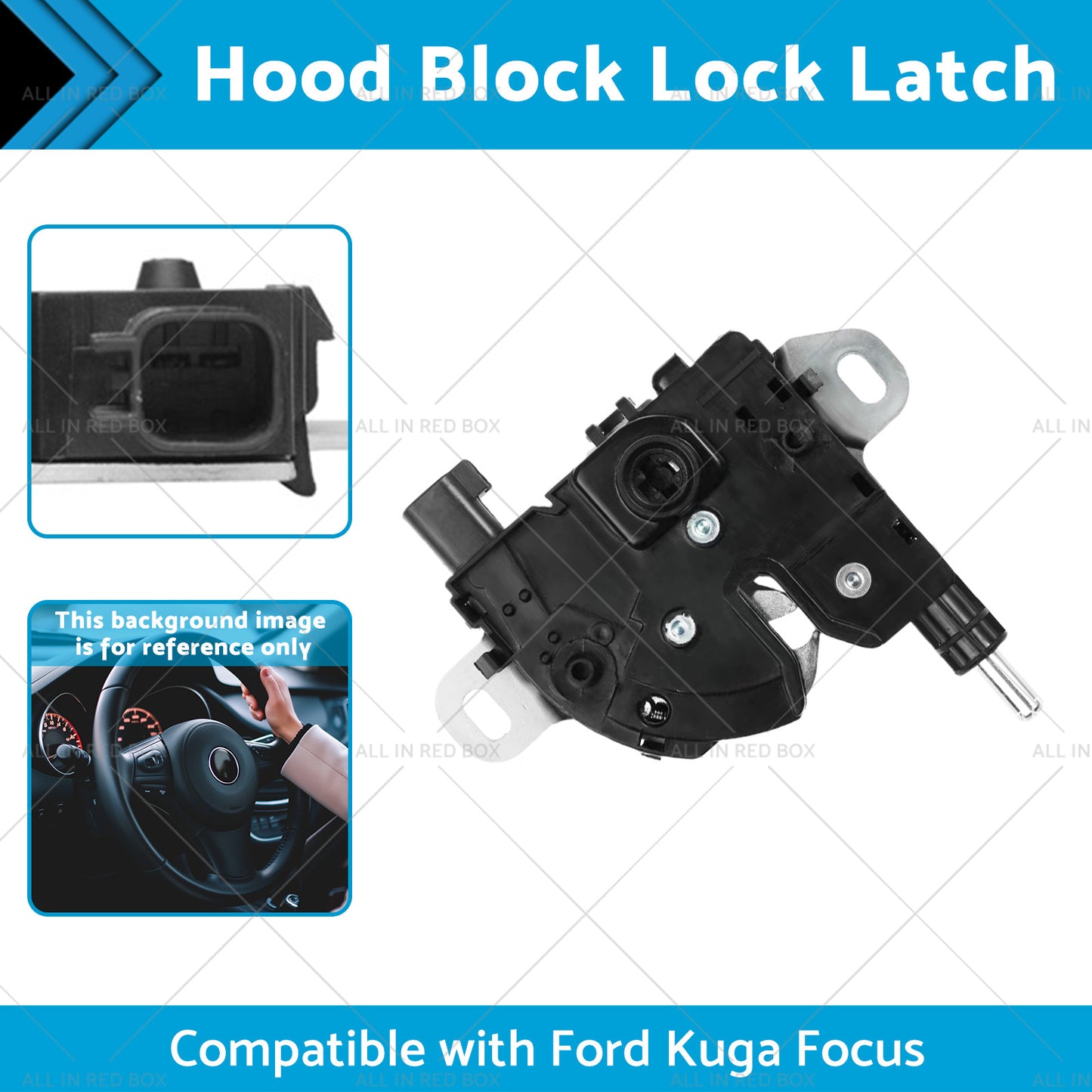 {{ Hood Block Lock Latch Suitable for Ford Kuga Focus 3M51-16700-AC 4895285 }} - Buy Car Parts Online at {{ Kaka Auto Parts }}.