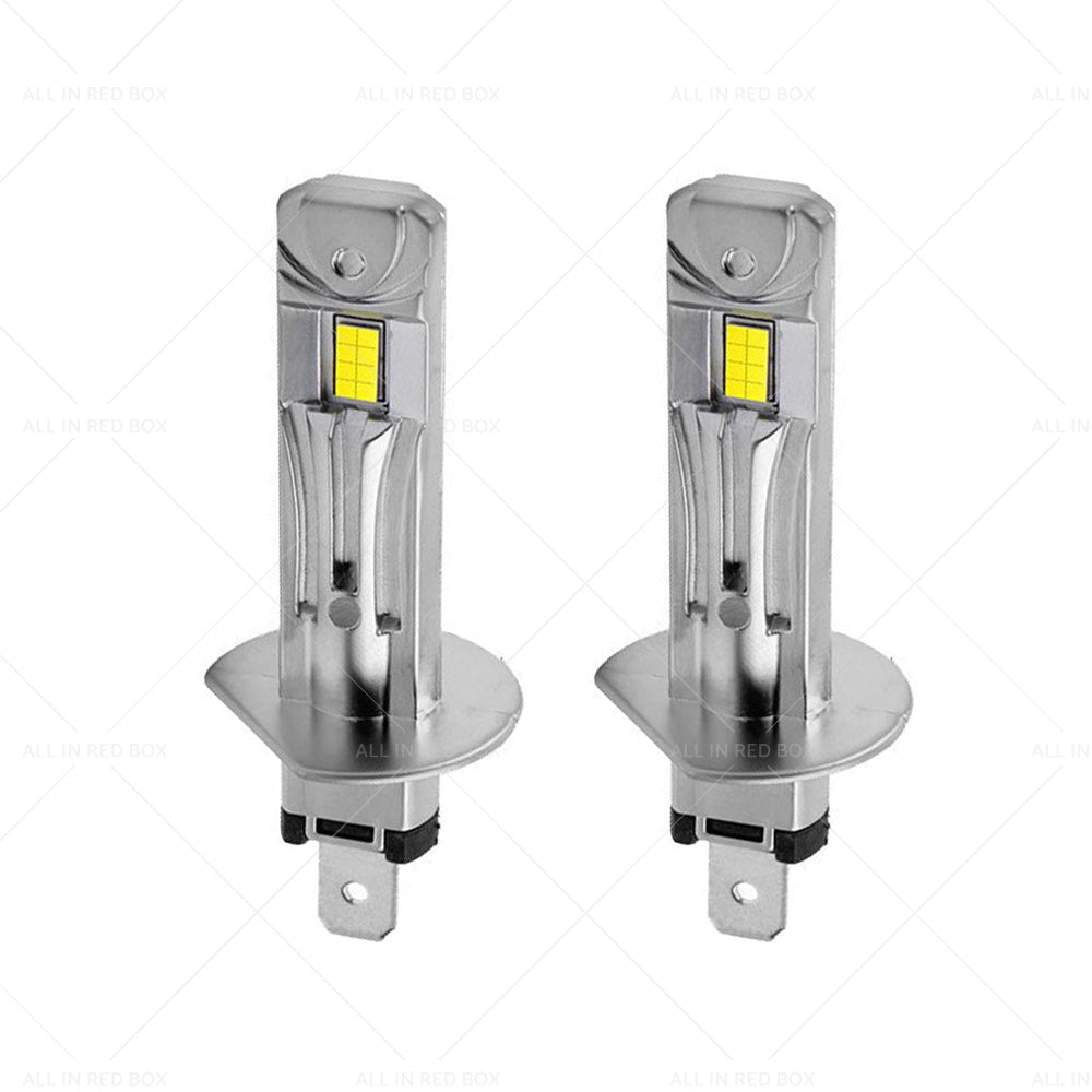 {{ 2PC H1 LED Headlight Kit 220W 30000LM Globes Car Bulbs High Low Beam 6000K White }} - Buy Car Parts Online at {{ Kaka Auto Parts }}.