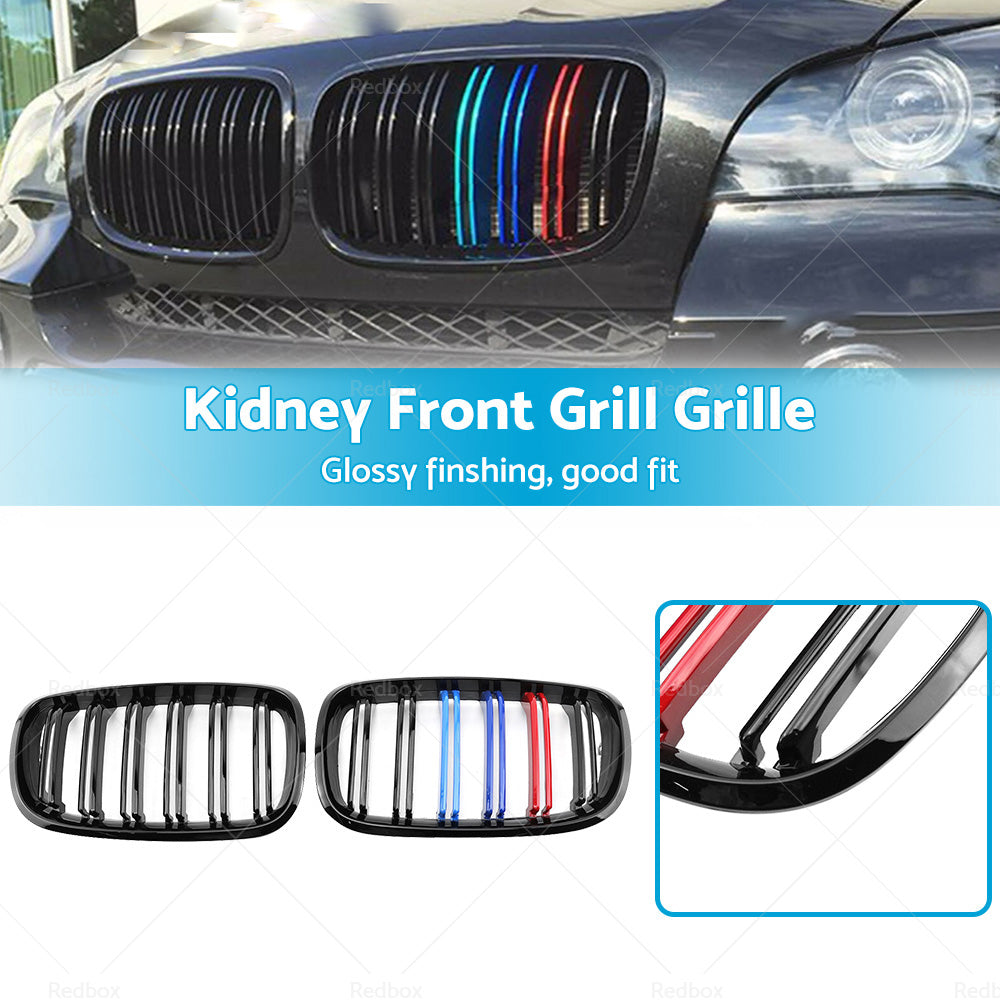 Kidney Front Grill Grille Suitable For M Color BMW E70 X5 E71 X6 2007-2013