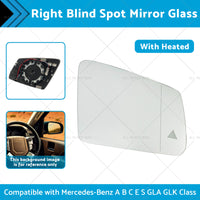 Right Blind Spot Mirror Glass Suitablefor Mercedes-Benz ABCES GLA GLK Class W204