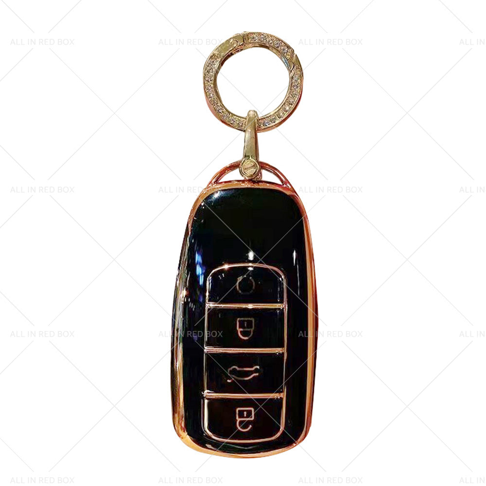 Suitable For Chery Omoda 5 Car Remote Key Fob Case Cover Black TPU