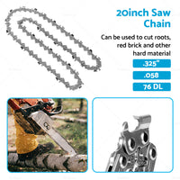 Tungsten Carbide Chain. 325 058 76DL Suitable for SX52 SX62 SX66 52 62 66cc Saw