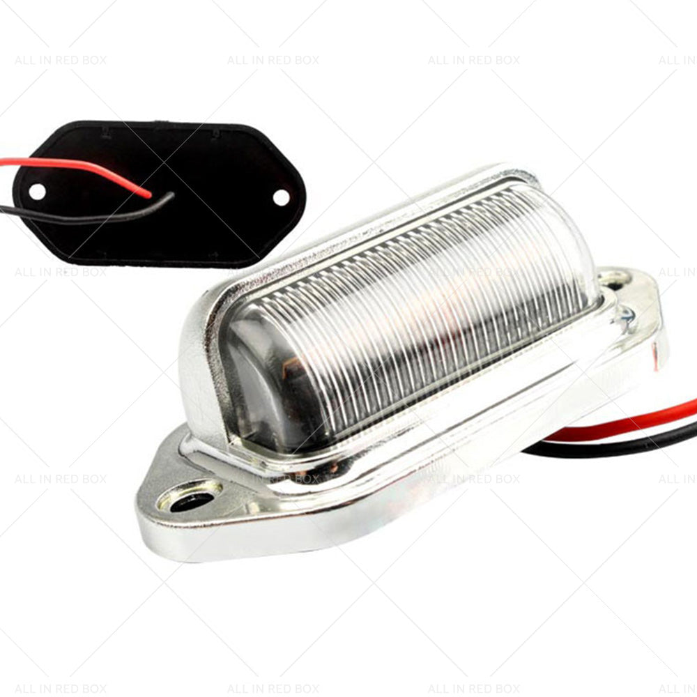 6 LED License Number Plate Light Lamps Suitable for Truck SUV Trailer Lorry