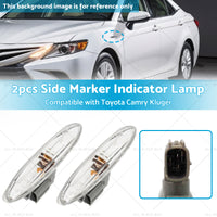 2x Turn Signal Side Marker Indicator Lamp Suitable for Camry 06-11 Kluger 07-14