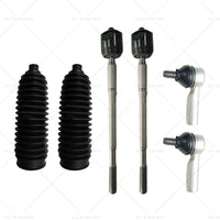 6PCS Inner Rack Tie Rod End Kit Suitablefor 05-15 Toyota Hilux 4WD GGN25R KUN26R