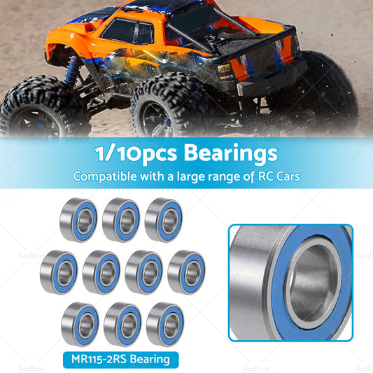 5x11x4mm Bearings Suitable for RC Tamiya 1150 HPI Savage Traxxas Axial Losi MR115-2RS