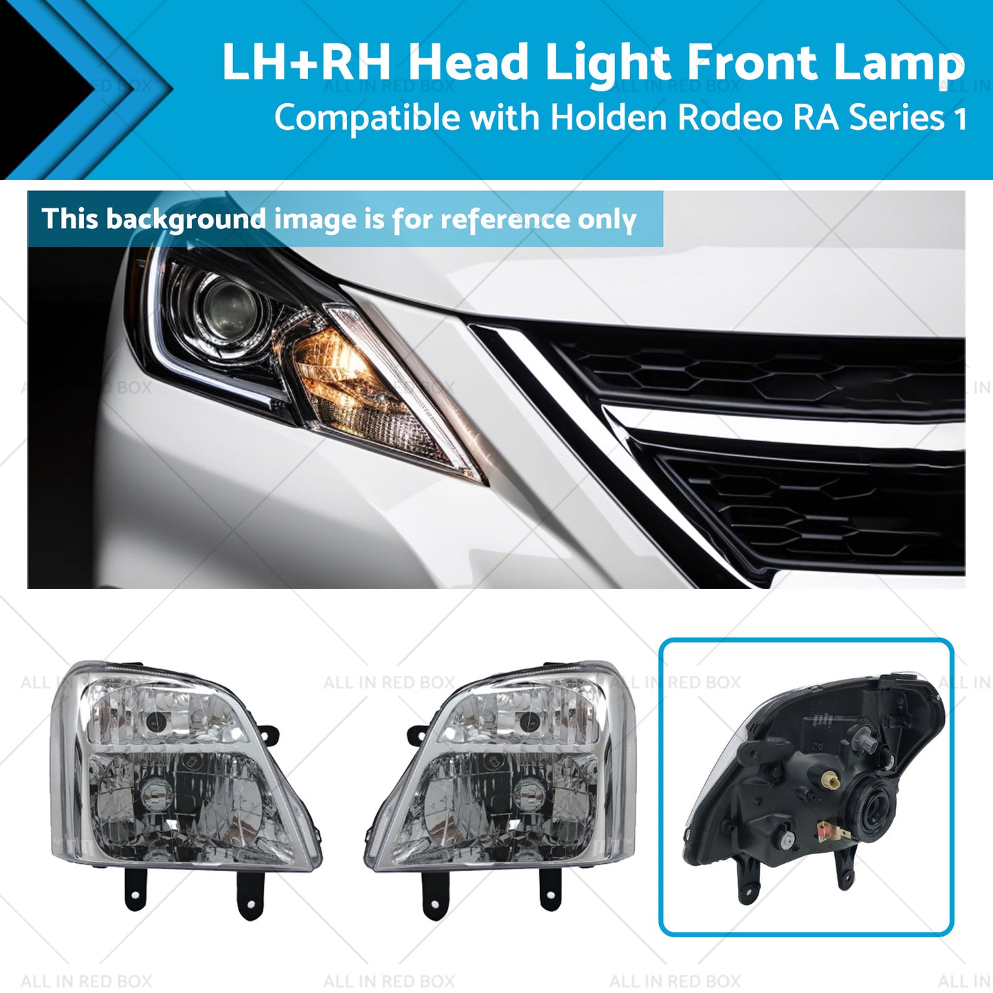 LHRH Head Light Front Lamp Suitable for Holden Rodeo RA Series 1 03-07