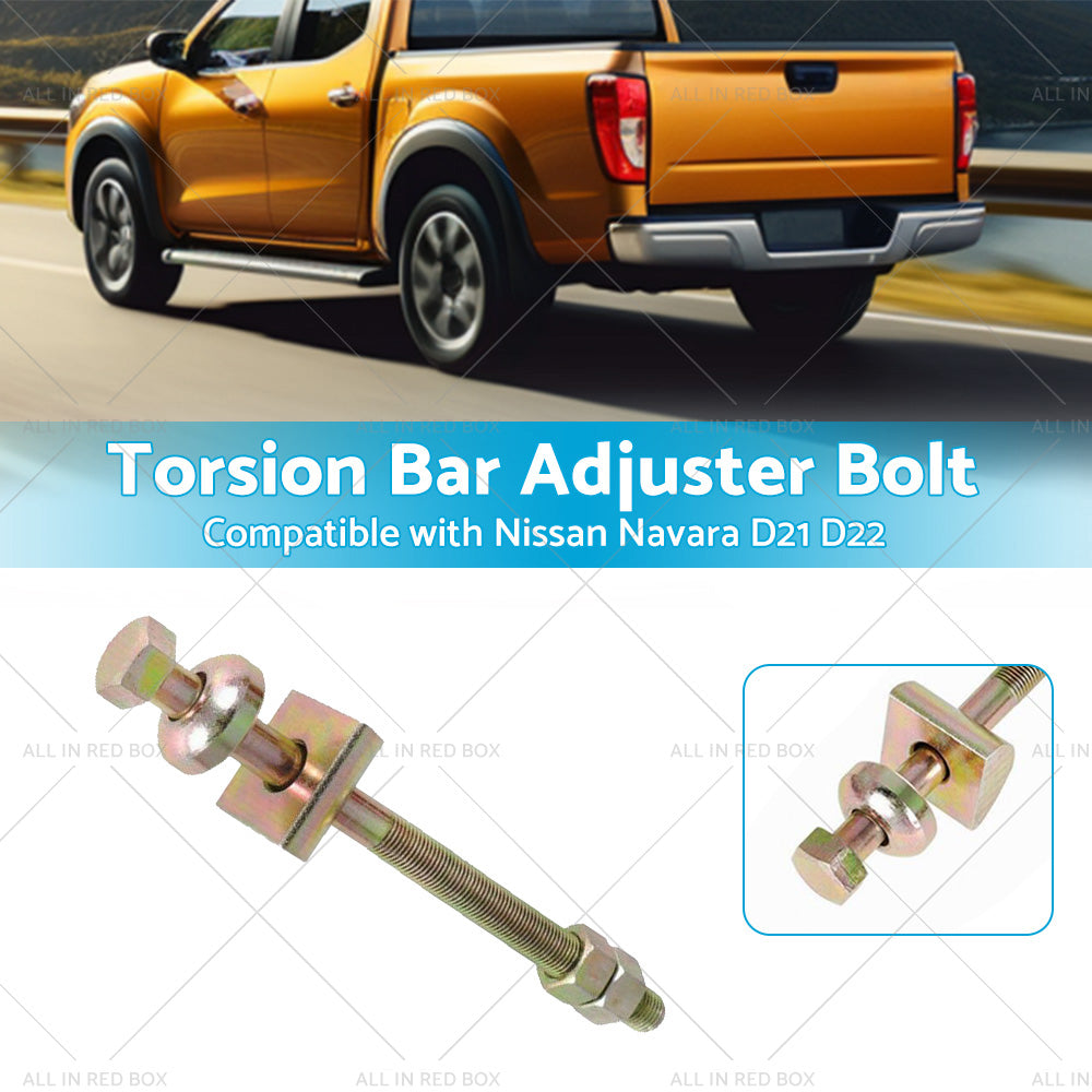 Torsion Bar Adjuster Bolt w  Nut Suitable For Nissan Navara D21 D22 4WD RWD PLD