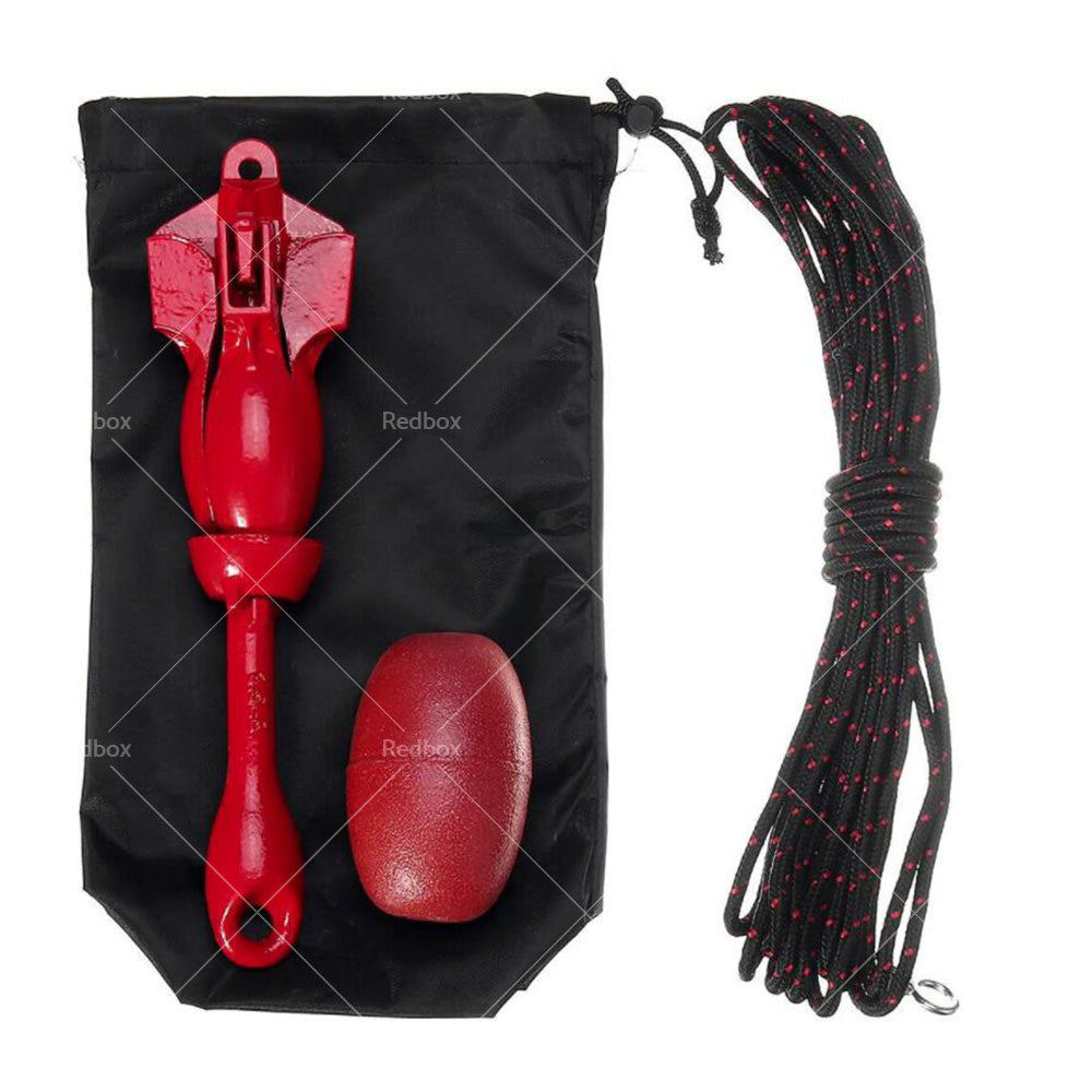 1. 5KG PWC FOLDING ANCHOR KIT- GRAPNEL or ROPE or FLOAT or HOOK - Kayak or Boat or Jet Ski or Canoe