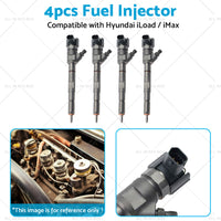 4PCS Fuel Injector Suitable for Hyundai iLoad   iMax 0445110275 33800-4A500