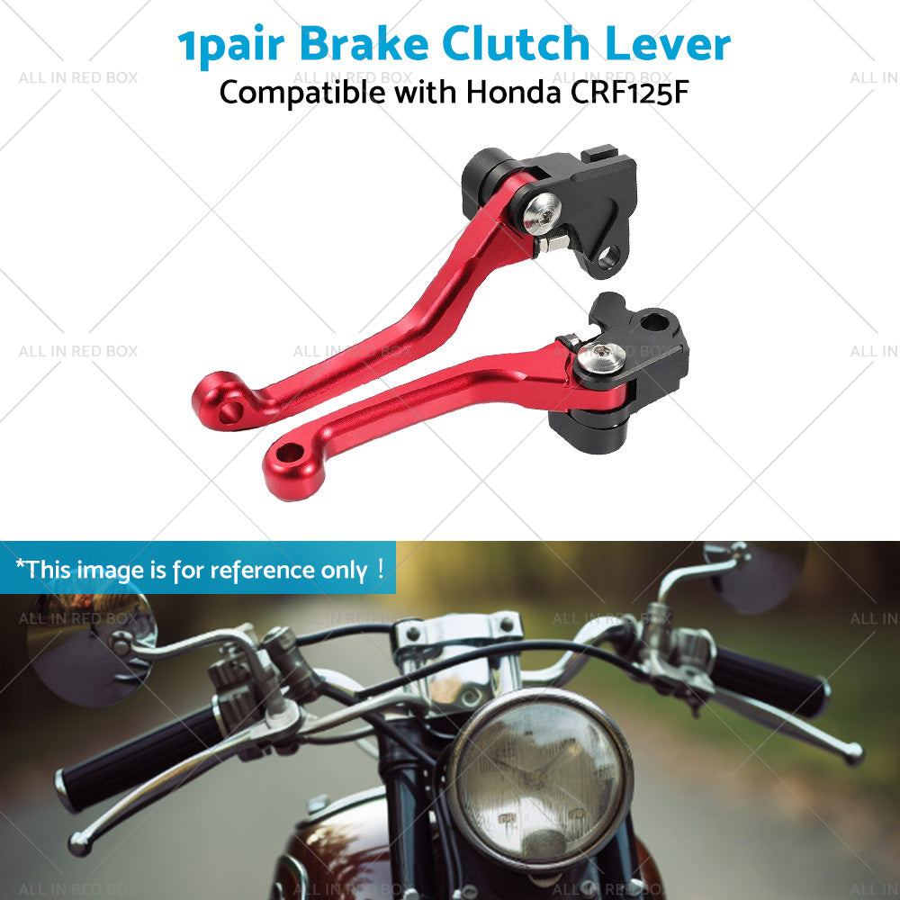 CNC Pivot Brake Clutch Levers Red Suitable for Honda XR250 CR125R CRF450R CR500