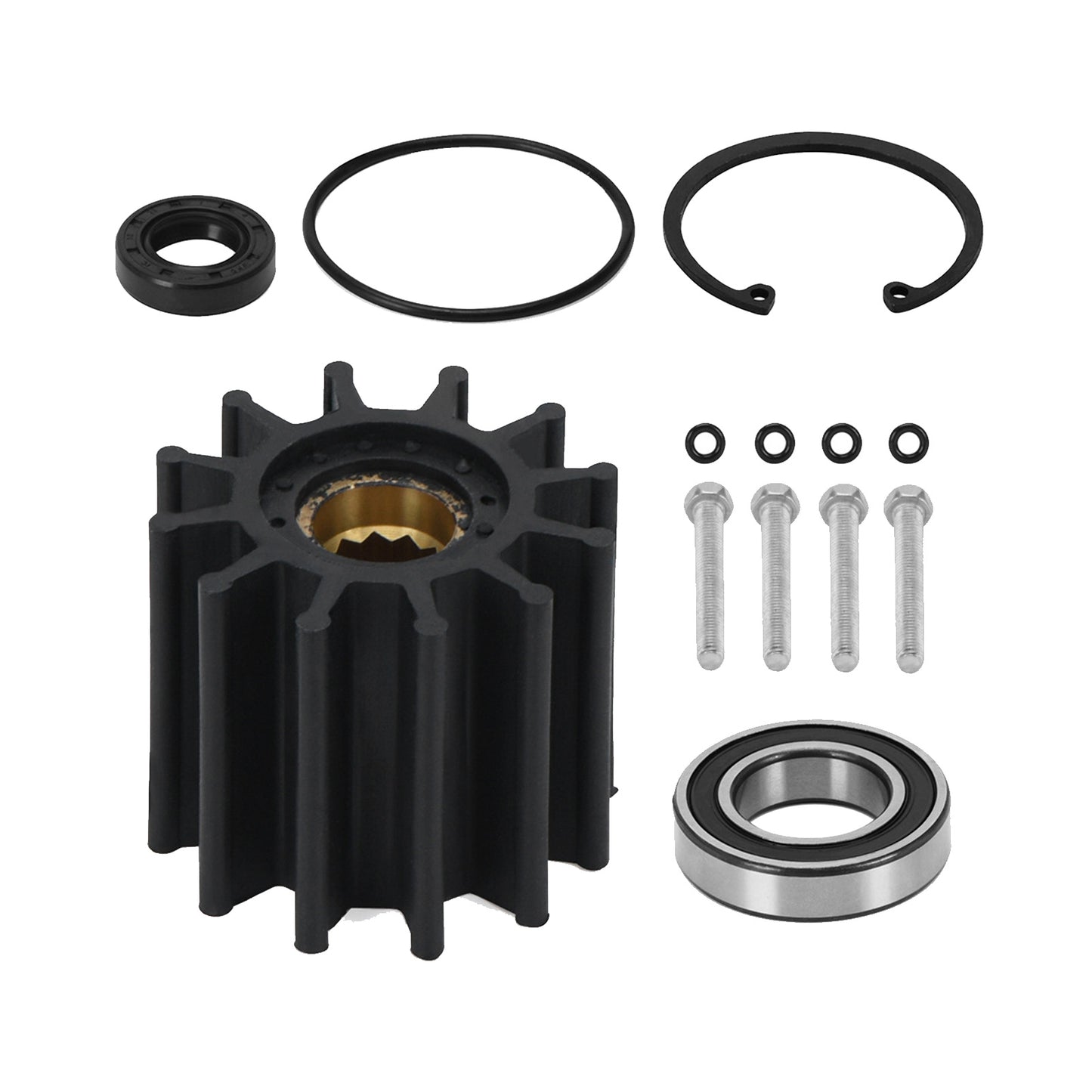 Pump Rebuild Kit+ Raw Water Sea Impeller Pump Suitable for Volvo Penta 21212799