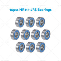 5x11x4mm Bearings For RC Tamiya 1150 HPI MR115-2RS Savage Traxxas Axial Losi