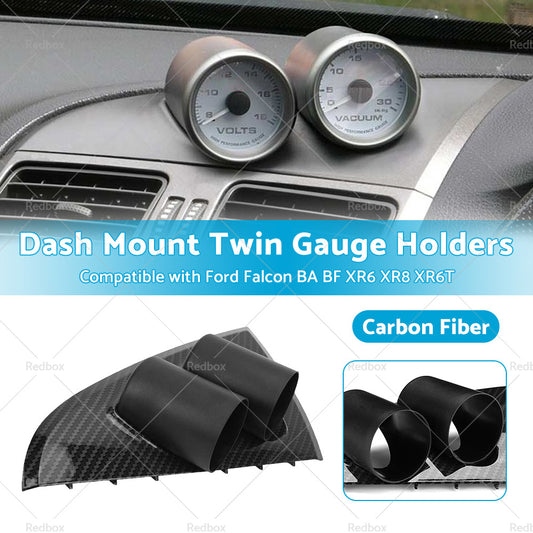 Suitable for Falcon BA BF XR6 XR8 XR6T 2in Dual Gauge Pod Dashboard Meter Holder