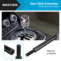 4 inch  101mm Gear Stick Extension M10x1. 25 Shift Extender For Nissan Patrol GQ GU