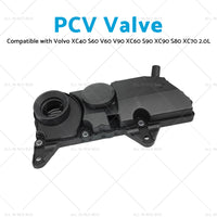 PCV Valve Suitable for Volvo V60 V90 XC60 S90 XC40 S60 XC90 S80 XC70 2. 0L 15-20