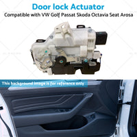 Door Lock Actuator Front Left Passenger Side For VW GOLF Beetle Skoda 3B1837015A