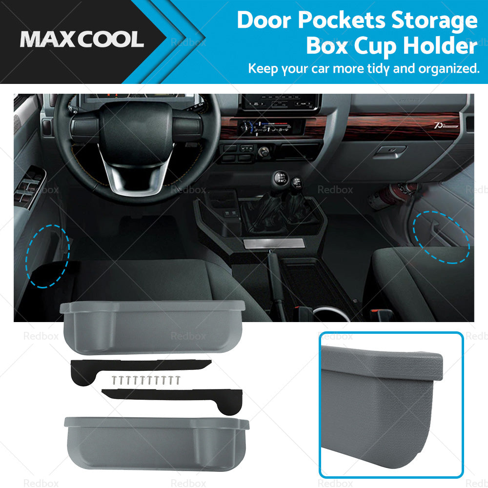 Door Pockets Storage Box Cup Holder Suitable For Toyota Land Cruiser 70 Seires