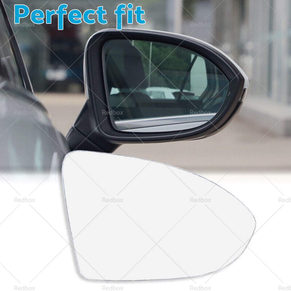 Suitable for VW GOLF MK7 MK7.5 13-18 Right Mirror Glass Heated Convex with Base