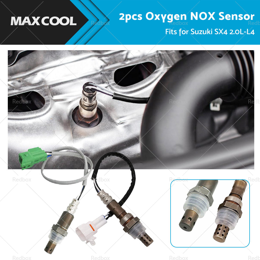 2x Front  and  Rear Oxygen NOX Sensor 234-9033 234-4165 for Suzuki SX4 2. 0L 08-09