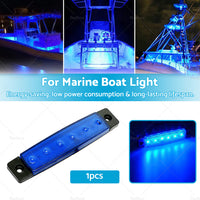 1x For 12V Marine Boat LED Deck Courtesy Lights Waterproof Stern Transom Light