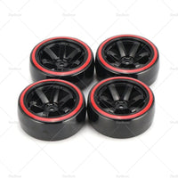 Suitable for Drifting 1 10 RC Drift Cars 4PCS Hard Plastic Rim Tyre Tire Wheel