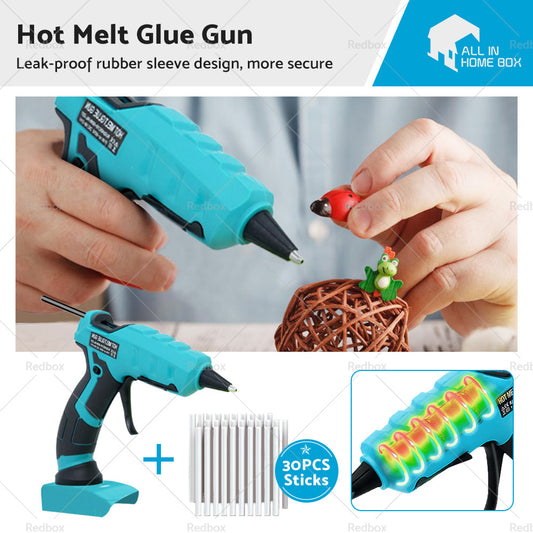 50W Cordless Hot Glue Gun Electric Heat Repair DIY Tools For Makita 18V Battery