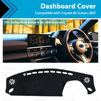 Dashboard Suitable for Toyota 86 Subaru BRZ 2021-2023 GT GR Dash Mat Sunshade