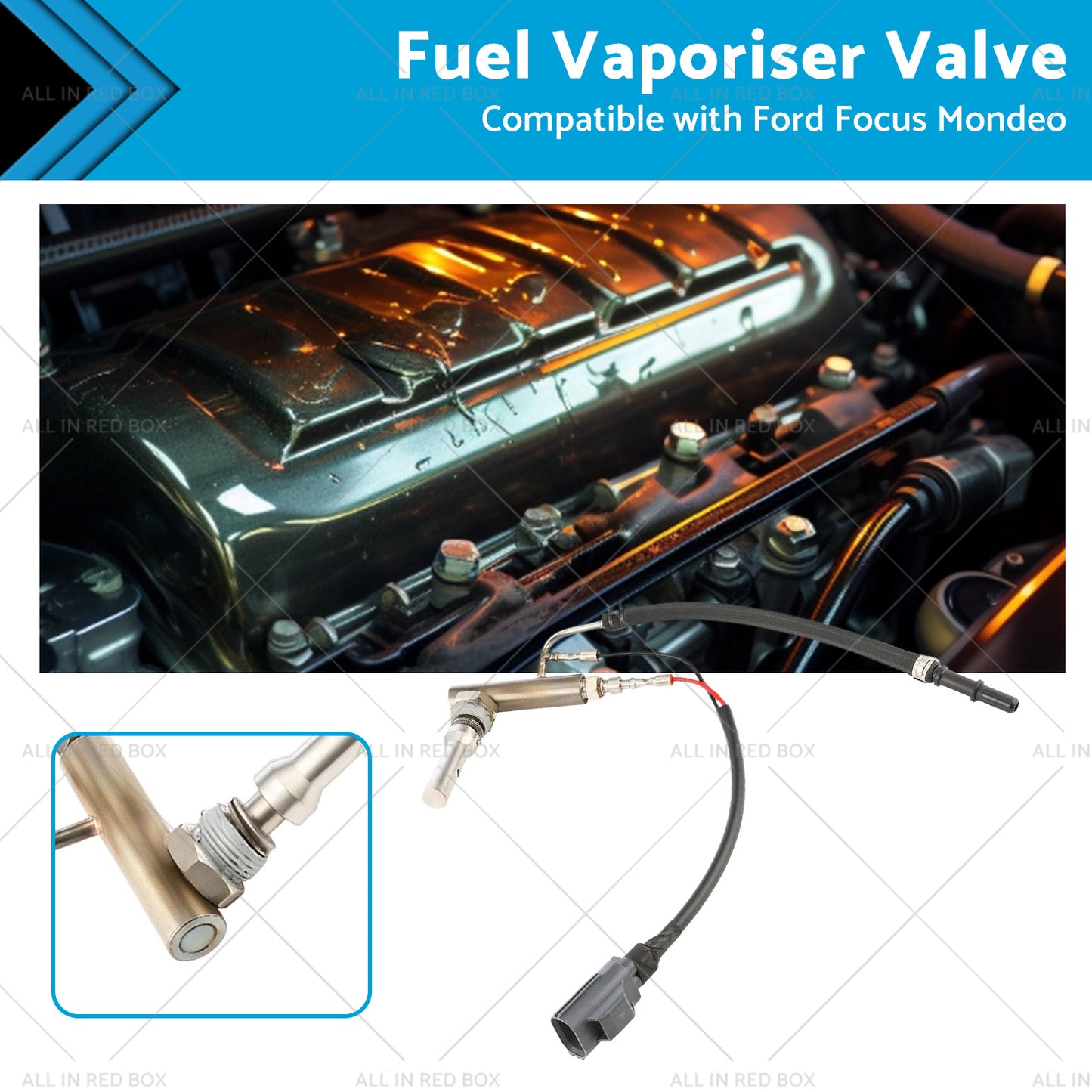 Fuel Vaporiser Valve DPF Suitablefor Ford Mondeo Mk4 2. 0 TDCI 07-15 AV619T540BE