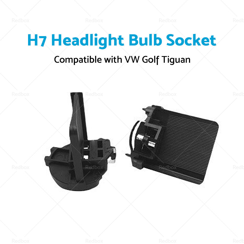 H7 Headlight Bulb Socket Retainer Holder Adapter Suitable For VW Golf Tiguan