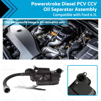 Powerstroke Diesel PCV CCV Oil Separator Assembly Suitable for 11-16 Ford 6. 7L