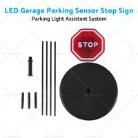 1x LED Garage Parking Sensor Stop Sign - Smart Parking Light Assistant System