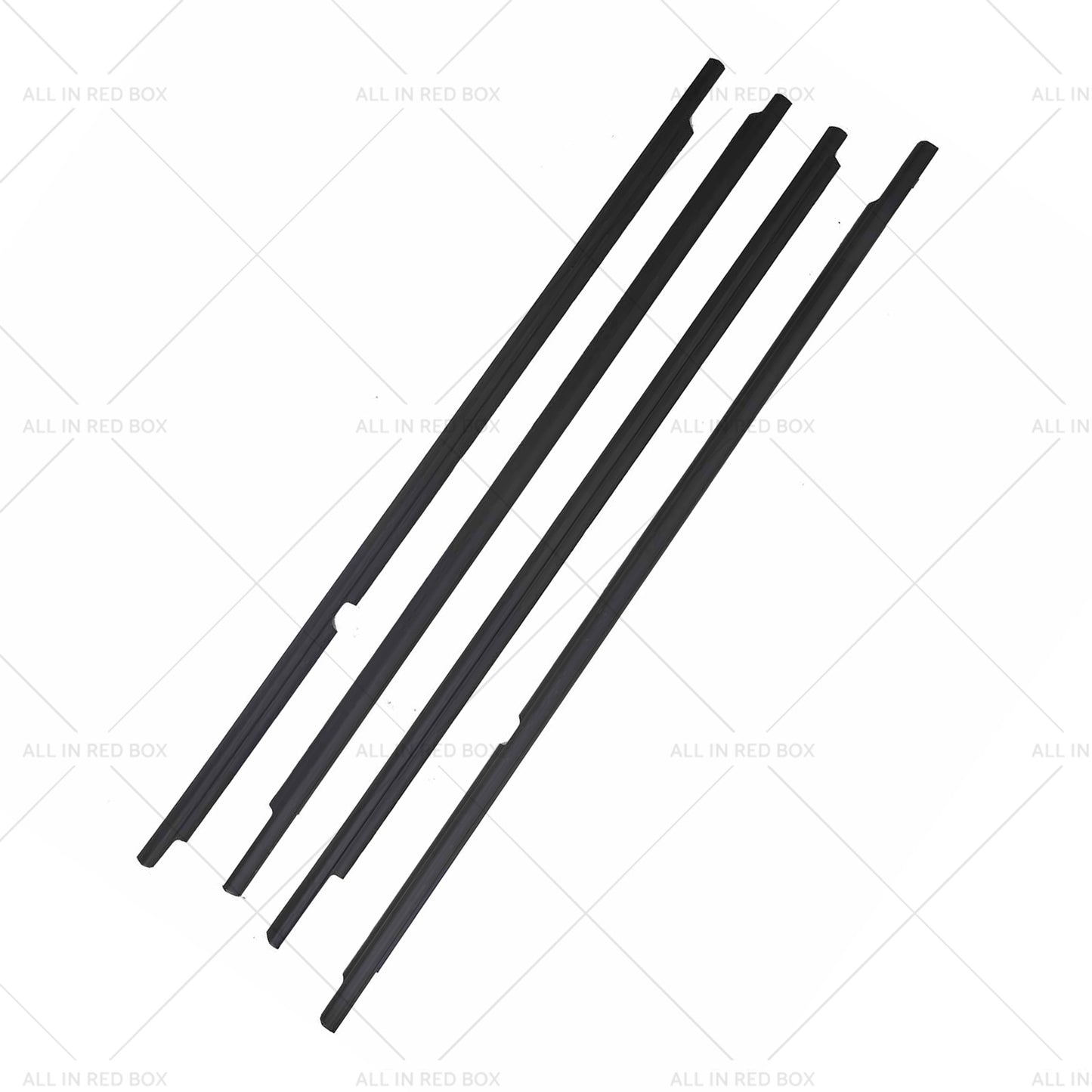 Black Weatherstrips Suitable For Toyota LandCruiser 100 105 Series Side Door 4pc