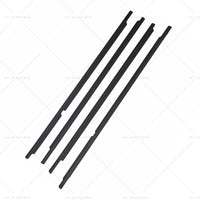 Black Weatherstrips Suitable For Toyota LandCruiser 100 105 Series Side Door 4pc