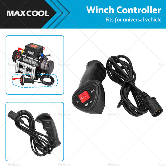 Universal Electric Winch Remote Controller With 9. 2ft Cable Car Vehicle