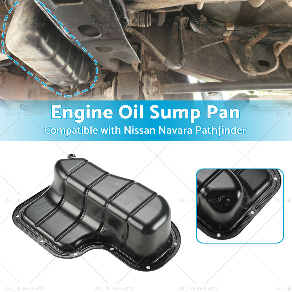 Engine Oil Sump Pan Suitable for Nissan Navara D40 Pathfinder R51 VSK YD25 05-12