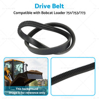 {{ Hydraulic Pump EPDM Drive Belt Suitable for Bobcat 6672021 430 435 751 753 773 }} - Buy Car Parts Online at {{ Kaka Auto Parts }}.