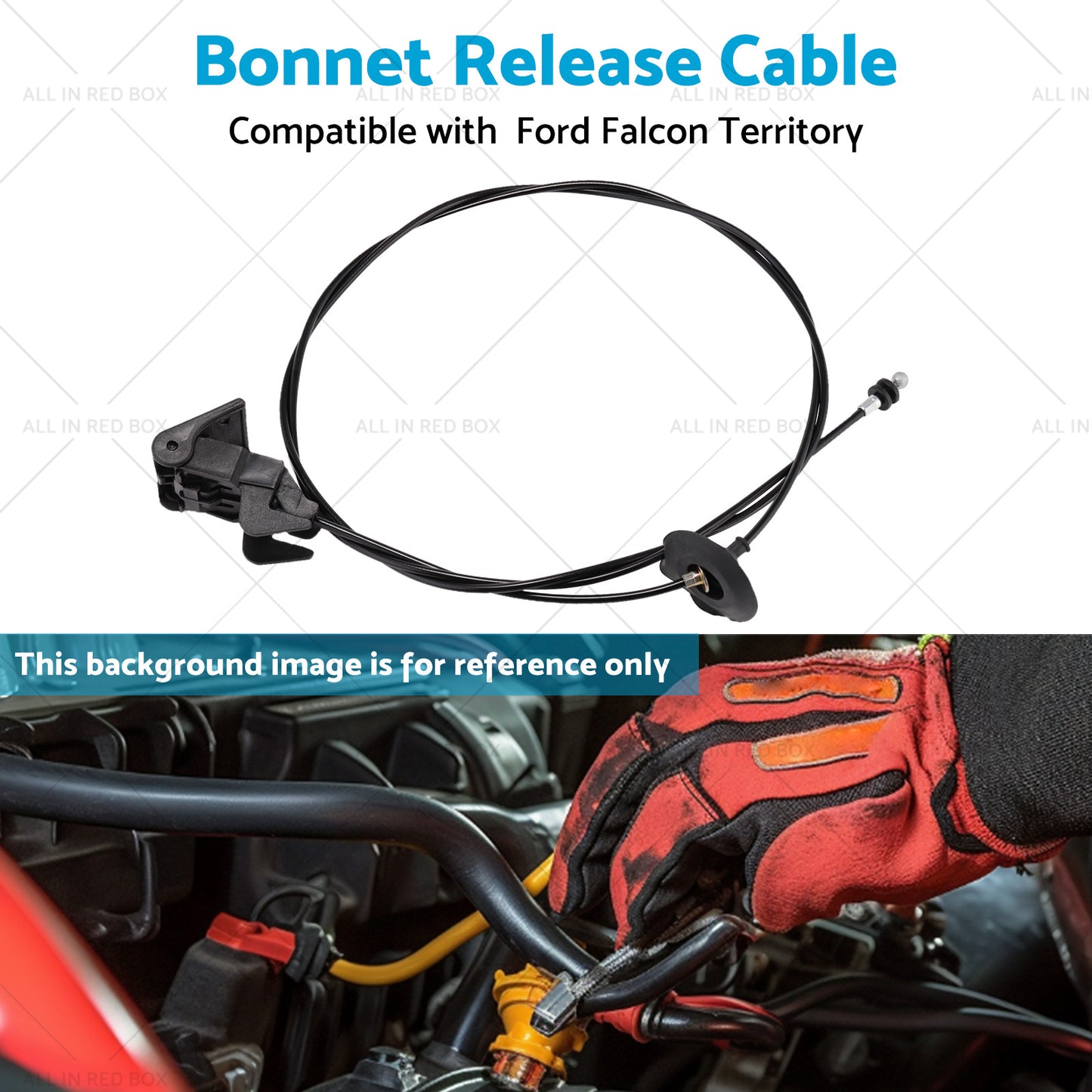 New Bonnet Release Cable Suitable For Ford Falcon BA BF Territory SX SY