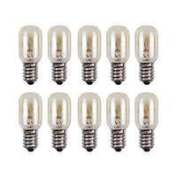 10PCS E14 Salt Lamp Globe Bulb 15W Light Bulb 230v Refrigerator Oven Replacement