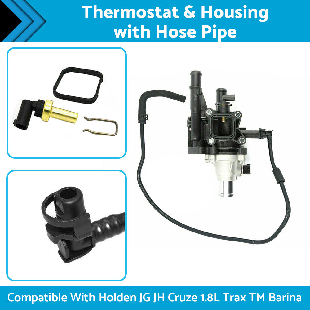 Thermostat  and  Housing with Hose Pipe Suitable For Holden JG JH Cruze 1. 8L Trax TM