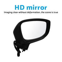 Door Mirror Silver Suitable For Mazda CX-5 2017 Onward With Blind Spot 9 Wires