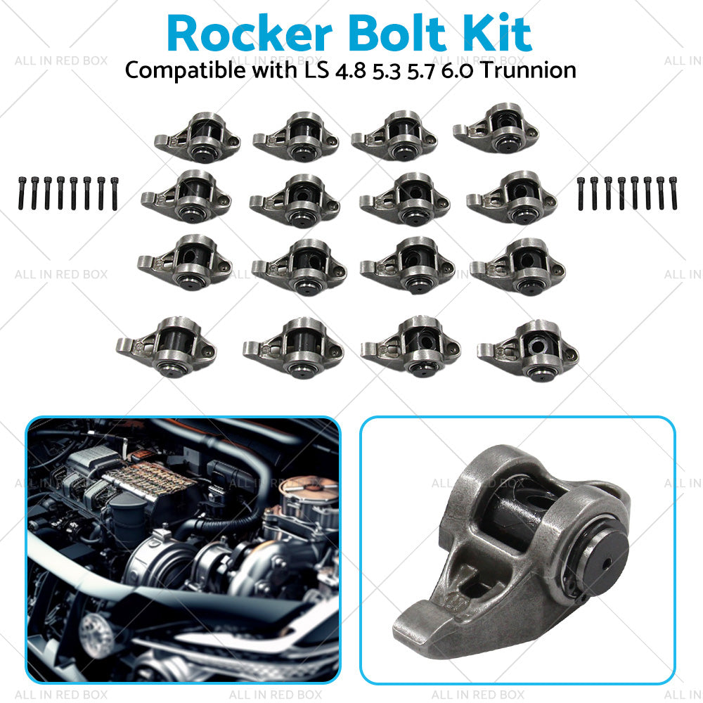 Rocker Arms with Upgraded Trunion Kit Installed Suitable for LS 4. 8 5. 3 5. 7 6. 0